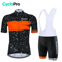 Tenue De Cyclisme Orange - Galaxy+ - DESTOCKAGE Tenue de cyclisme été Cyclo Pro S 