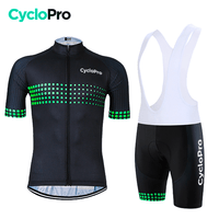 Tenue De Cyclisme Verte - Liberty+ - DESTOCKAGE Tenue de cyclisme été Cyclo Pro S 