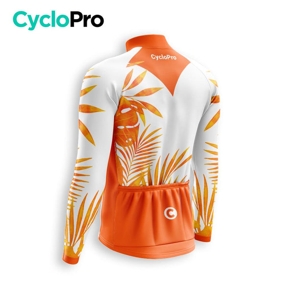 TENUE DE CYCLISTE AUTOMNE ORANGE HOMME - NATURA+ tenue de cyclisme hiver GT-Cycle Outdoor Store 
