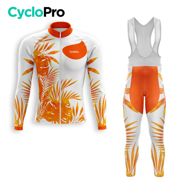 TENUE DE CYCLISTE AUTOMNE ORANGE HOMME - NATURA+ tenue de cyclisme hiver GT-Cycle Outdoor Store 