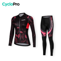 TENUE VÉLO AUTOMNE FEMME - AUTOMNE+ - DESTOCKAGE tenue de cyclisme CycloPro Sans XS 
