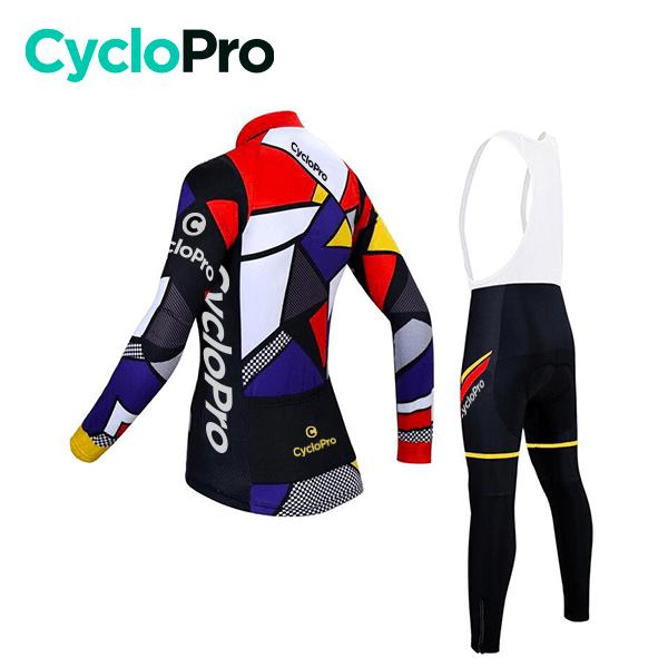 Tenue Vélo Automne Mosaique - Confort+ tenue automne femme GT-Cycle Outdoor Store 