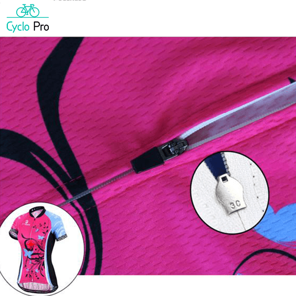 Tenue Vélo de Route à Fleurs - Confort+ - DESTOCKAGE Tenue de cyclisme été Cyclo Pro 