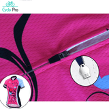 Tenue Vélo de Route à Fleurs - Confort+ - DESTOCKAGE Tenue de cyclisme été Cyclo Pro 