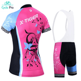 Tenue Vélo de Route à Fleurs - Confort+ - DESTOCKAGE Tenue de cyclisme été Cyclo Pro 