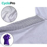 TENUE VÉLO DE ROUTE VIOLETTE - ÉLÉGANCE+ Tenue de cyclisme été CycloPro 