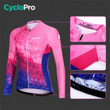 TENUE VÉLO FEMME AUTOMNE - CUBIC+ tenue de cyclisme CycloPro 