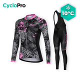 TENUE VÉLO FEMME AUTOMNE - NATURA+ - DESTOCKAGE tenue de cyclisme CycloPro 