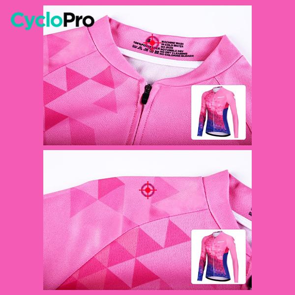 TENUE VÉLO FEMME HIVER - CUBIC+ tenue de cyclisme CycloPro 