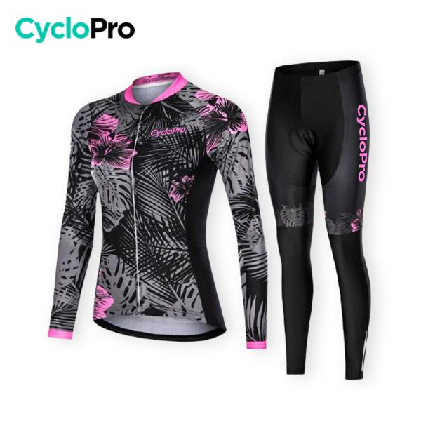 TENUE VÉLO FEMME HIVER - NATURA+ tenue de cyclisme CycloPro Sans XS 