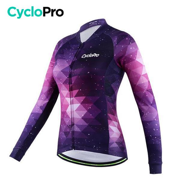 Tenue Vélo Hiver Mauve - Magic+ tenue thermique femme GT-Cycle Outdoor Store 