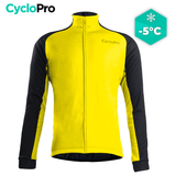 Thermique Cyclisme Jaune - Thermika Veste thermique velo CycloPro S 